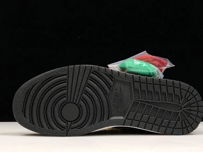 80% Off Sale 1 Jordan Air Black AV3905-038 x Orange-Fir High OG SoleFly Retro Team 0701